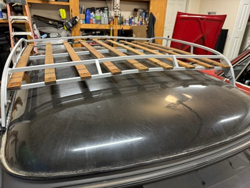 Customer photo review of SMCO Classic Mini Roof Rack