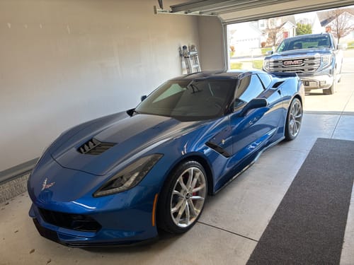 Customer photo review of Corvette C7 Base Model Z06 Conversion Hood Vent