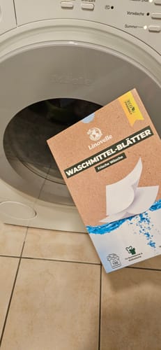 Customer photo review of Waschmittelblätter + 50 Extra GRATIS Wäschen