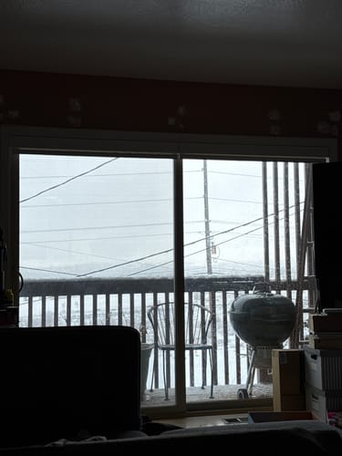 Customer photo review of SmartWings Motorized Light Filtering Solar Shades 5% Openness Aventus