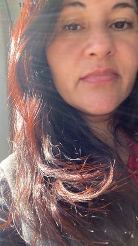 Customer photo review of Henna Jamila Hair - Cobrizo Natural y Duradero 👩🏼🦰