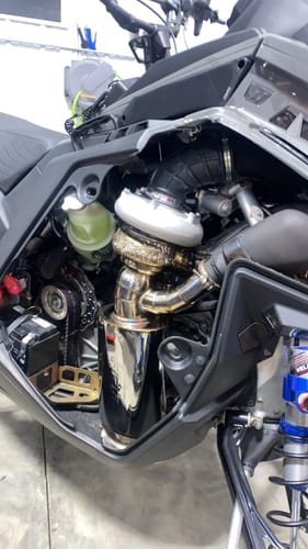 Customer photo review of RPM Polaris RMK Turbo Snowmobile Exhaust Quiet Core Baffle