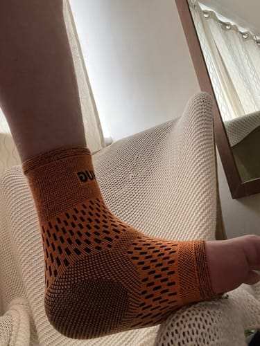 Ron J. review of Bamboo Ankle Compression Support Sleeve For Achilles Tendon And Ankle Sprains image 1 out of 2