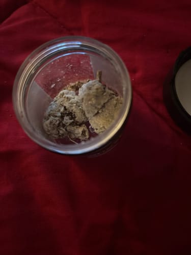 Customer photo review of Phantom Cookies - Ghost Snowballs THC-A Flower 4G
