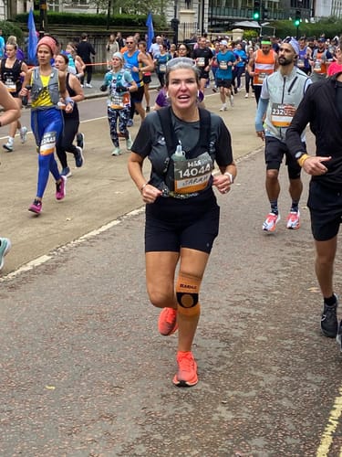 Sarah P. review of Knee Compression Support Sleeve For Arthritic Relief & Pain Recovery image 1 out of 1