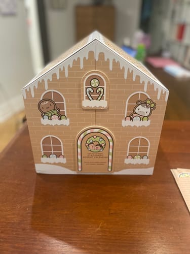 Customer photo review of Gingerbread Holiday Advent Calendar