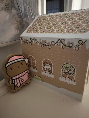 Customer photo review of Gingerbread Holiday Advent Calendar