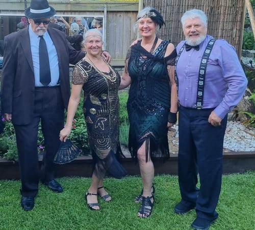 Ms D. review of 1920s Black & Gold Sequin Eva Gatsby Dress image 1 out of 1