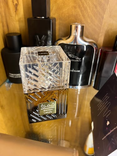 Customer photo review of Lattafa Khamrah Qahwa Eau De Parfum For Unisex