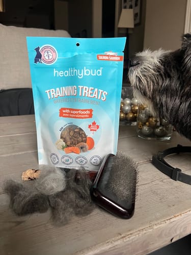 Customer photo review of Salmon Mini Training Treats