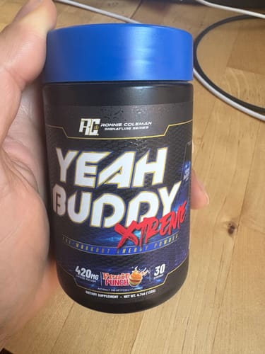 Customer photo review of YEAH BUDDY™ Xtreme Pre-Workout Powder
