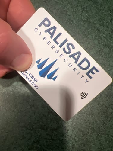 Customer photo review of Custom NFC Business Card