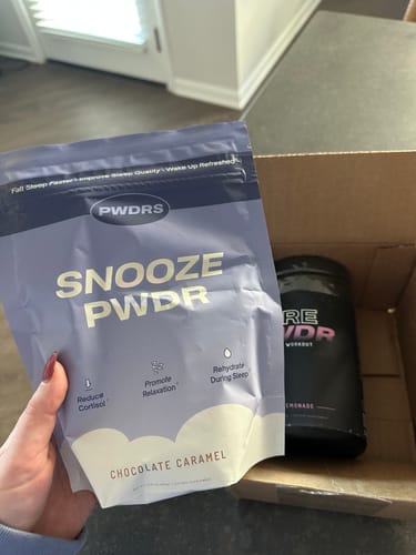 Customer photo review of SNOOZE PWDR