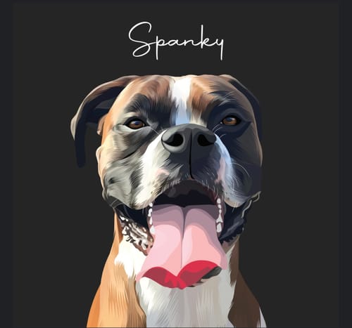 Customer photo review of Pet Art Canvas Wrap