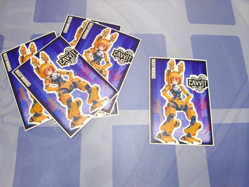 Customer photo review of Custom Card Sleeves