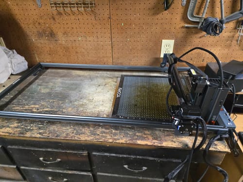 Customer photo review of AtomStack Laser Engraving Area Extension Kit for A40 Pro V2