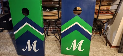Customer photo review of Custom Letter Decal