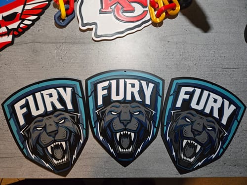 Customer photo review of Caribbean Blue - Spectrum PLA Filament - 1.75mm, 1kg