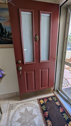 Customer photo review of Half Sidelite Frame Kit