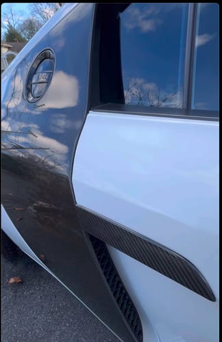 Customer photo review of Door Handles in Carbon Fiber / Fits All R8 2007-2015