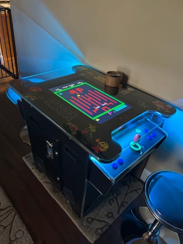 Customer photo review of Commercial Grade 60 games in 1 Arcade Commercial Cocktail Table Machine Retro Multi-cade LED