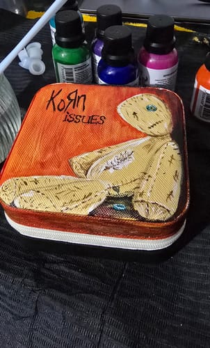 Customer photo review of Kit Pinturas Kraken - Metálicos