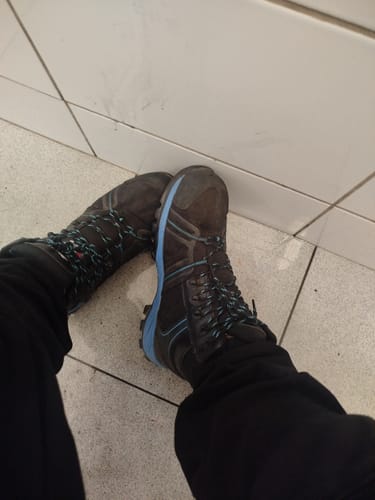 Customer photo review of Botin de seguridad Hardwork Hw Bering High Azul