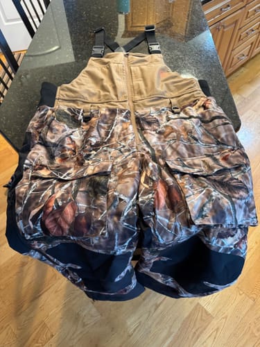 Customer photo review of Men’s Splice II Insulated Hunting Bibs