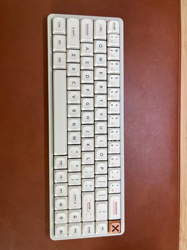 Customer photo review of Magi65 Aluminum Low Profile Mechanical Keyboard
