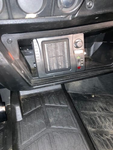 Customer photo review of 12 Volt Cab Heater | Skid Steer UTV Tractor