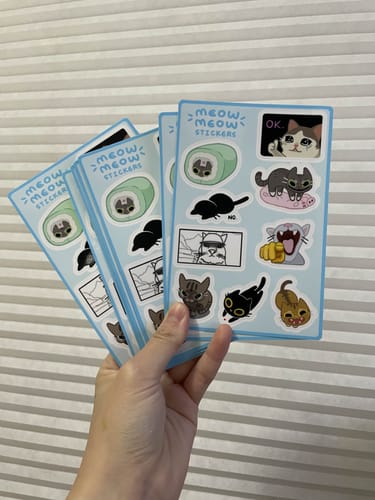 Customer photo review of Sticker Sheets