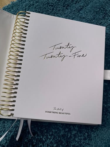 Customer photo review of 2025 Signature Planner - Blush