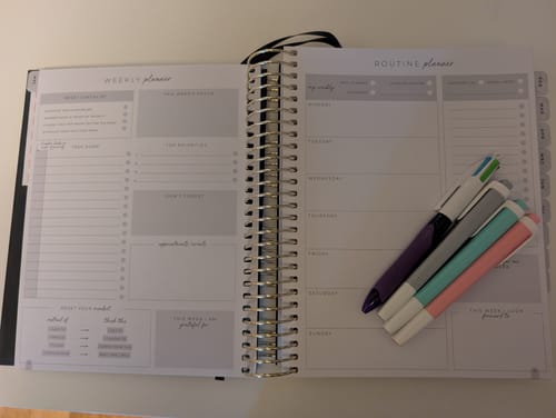 Customer photo review of 2025 Signature Planner - Black