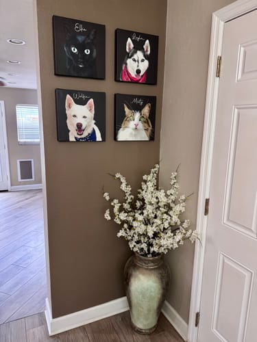 Customer photo review of Pet Art Canvas Wrap