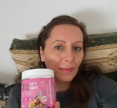 Customer photo review of Beautify Kollagén italpor nőknek
