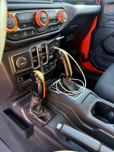 Customer photo review of Jeep JL or JT Shifter Package