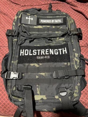 Customer photo review of HolStrength 45L Tactical Backpack