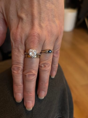 Customer photo review of Forever In My Heart Urn Ring