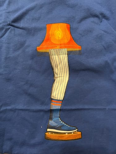 Customer photo review of LFGM Leg Lamp T-Shirt
