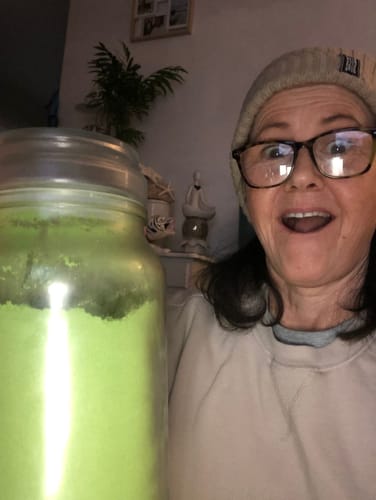 Customer photo review of Australian Young Wheatgrass