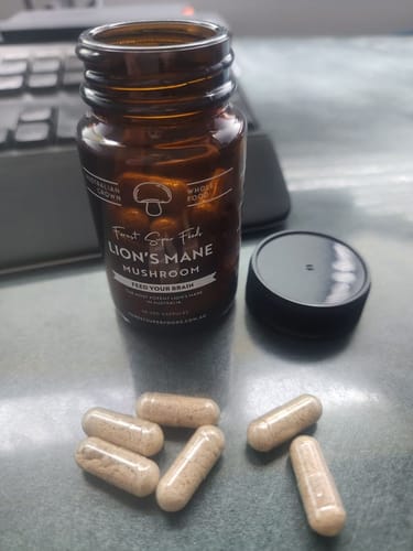 Customer photo review of Mini Australian Grown Lions Mane Capsules
