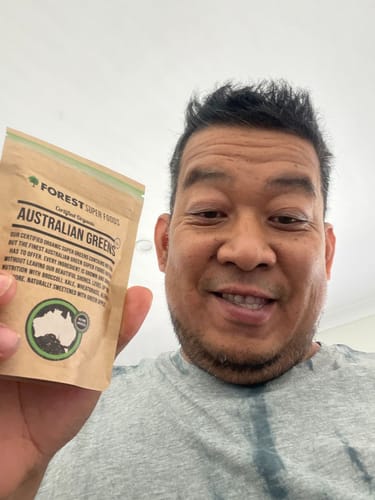 Customer photo review of Naked Greens Whole Multivitamin Powder