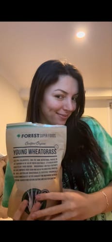Customer photo review of Australian Young Wheatgrass