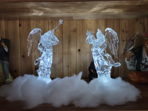 Customer photo review of Med. Angel Ice Sculptures