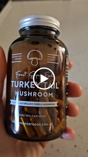 Customer video review of Australian Grown Turkey Tail Capsules