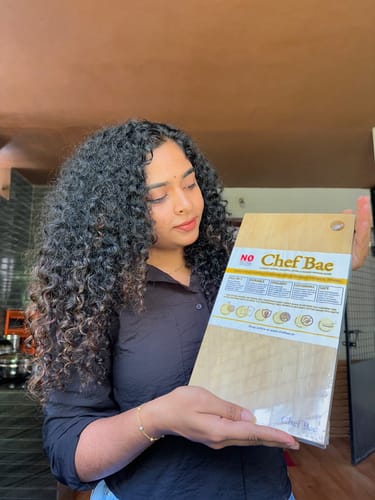 Customer photo review of Chef Bae Tamarind Wood Cutting Board