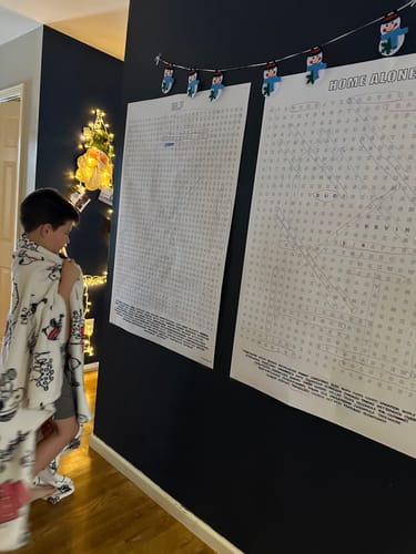 Customer photo review of ELF Giant Word Search Puzzle