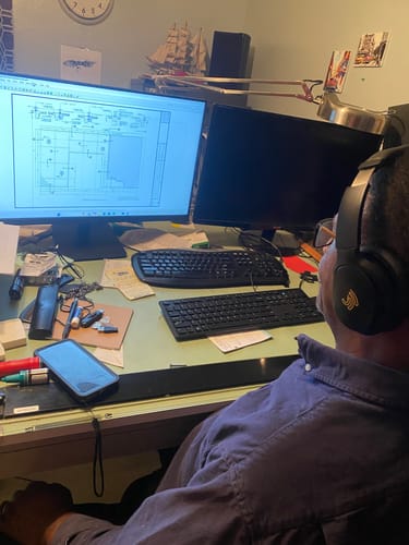 Customer photo review of Clarity CL01: Noise Cancelling Headphones