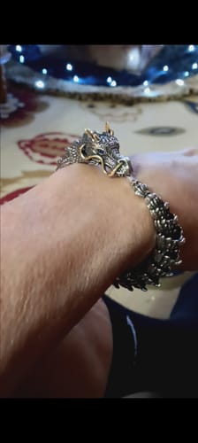 Customer photo review of Mystical Dragon Bracelet