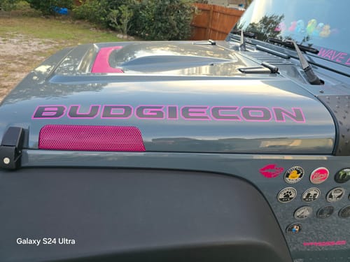 Customer photo review of Hood Lettering | Set of 2